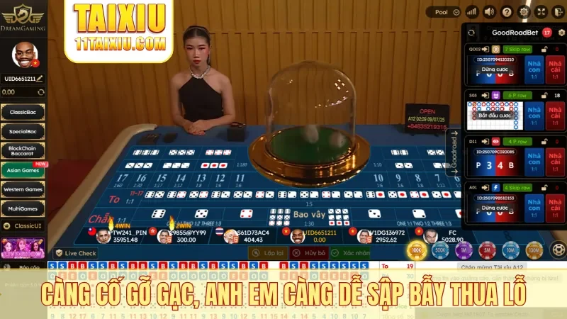 Càng cố gỡ gạc, anh em càng dễ sập bẫy thua lỗ